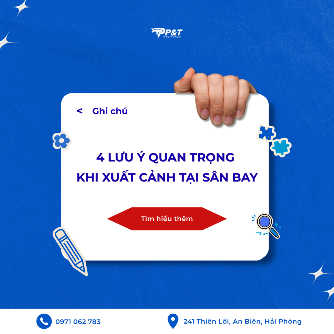 ✈️ 4 LƯU Ý QUAN TRỌNG KHI XUẤT CẢNH TẠI SÂN BAY