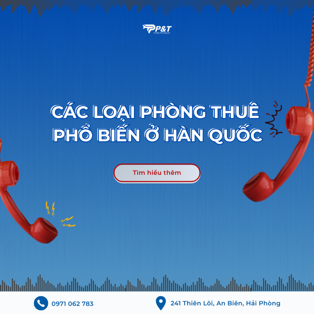 🏠 CÁC LOẠI PHÒNG THUÊ PHỔ BIẾN Ở HÀN QUỐC