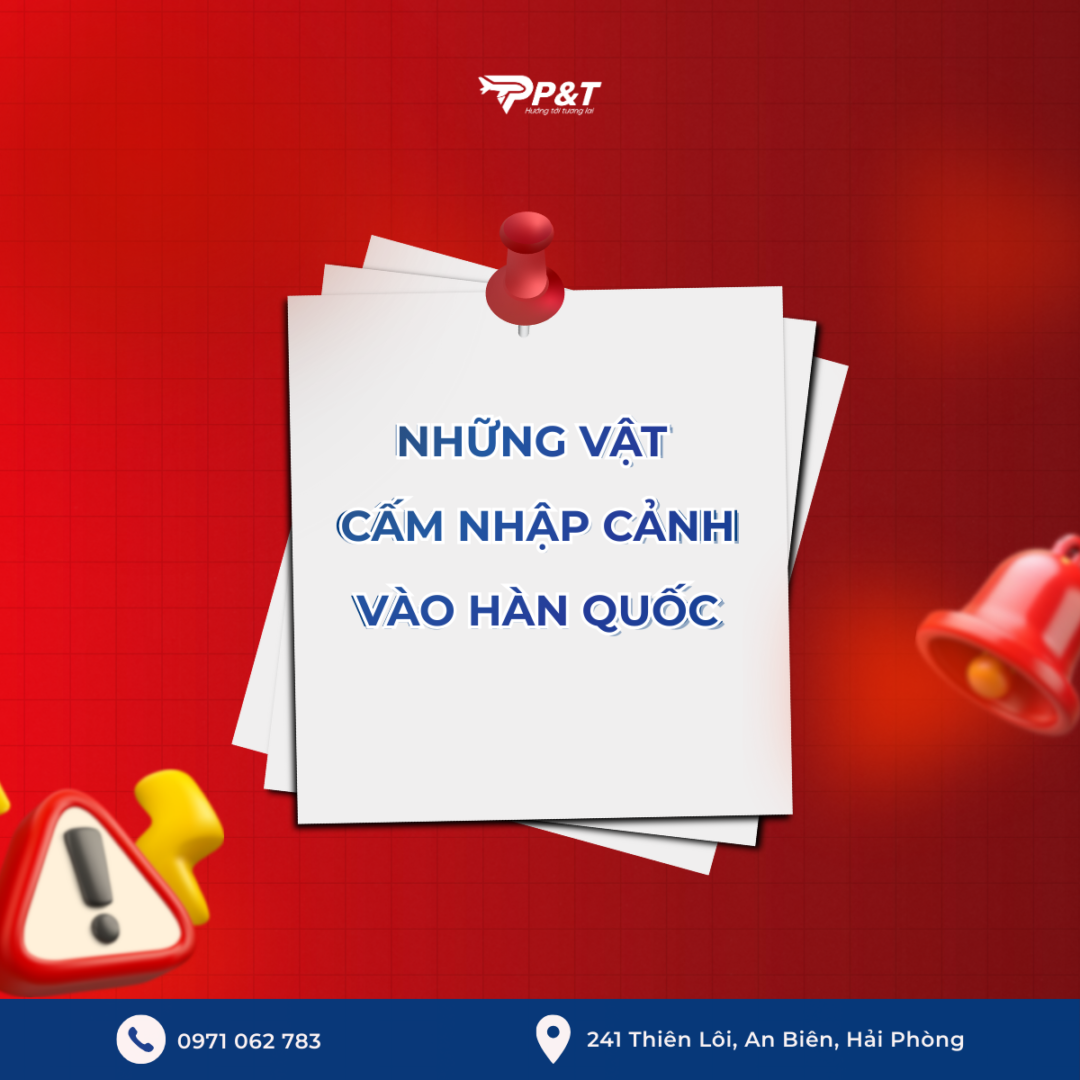 ⛔️❌ NHỮNG VẬT CẤM NHẬP CẢNH VÀO HÀN QUỐC